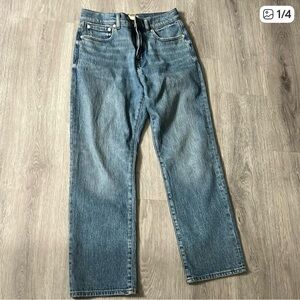 Madewell 90s straight leg jeans